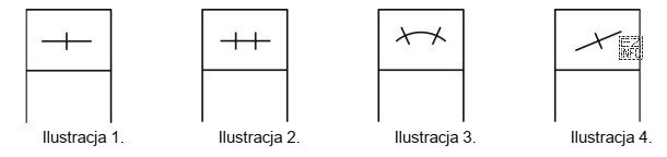 Na której ilustracji przedstawiono symbol graficzny łożyska kulkowego 