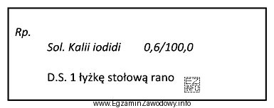 Oblicz ilość wody, której należy użyć do 