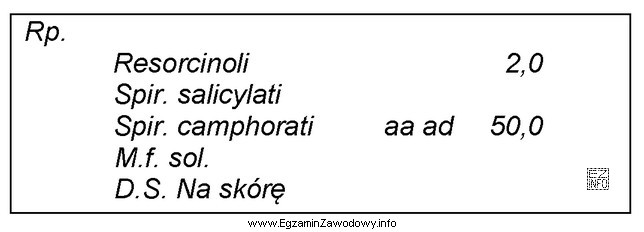Oblicz stężenie kwasu salicylowego w leku recepturowym sporządzonym 