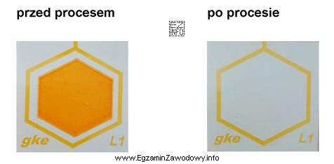 Całkowite usunięcie substancji wskaźnikowej naśladującej 