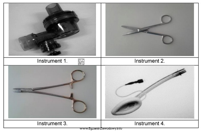 Na których instrumentach przedstawionych na ilustracjach po procesach dezynfekcji 
