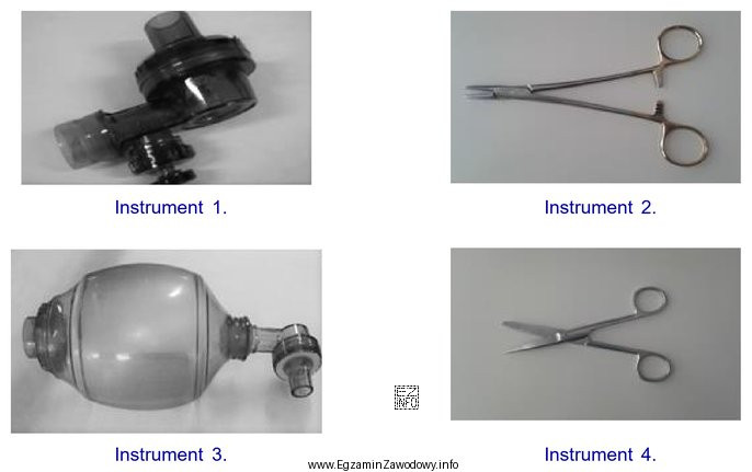 Na których instrumentach przedstawionych na ilustracjach po procesach dezynfekcji 