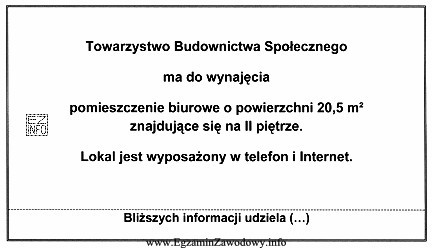 W prasie lokalnej zamieszczono ogłoszenie: Która z osó