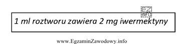 Na podstawie fragmentu ulotki leku określ, ile mg substancji 