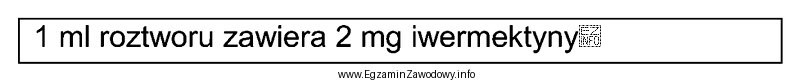Na podstawie fragmentu ulotki leku określ, ile mg substancji 