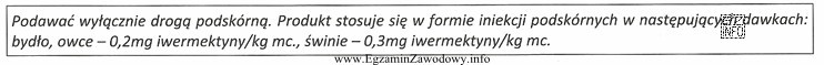 Którym skrótem oznacza się opisaną drogę podania leku?