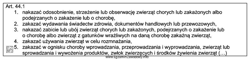 Na podstawie fragmentu rozporządzenia wskaż decyzję, którą powinien 