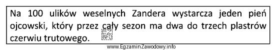Ile ulików weselnych trapezoidalnych należy wystawić na trutowisku, 