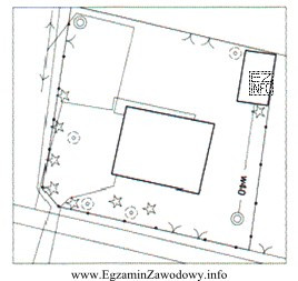 Ile studni zaznaczono na fragmencie podkładu geodezyjnego?