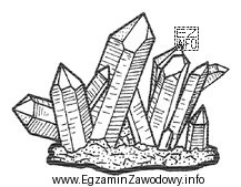 Przedstawioną na rysunku formę występowania (skupienia) grup minerałów 