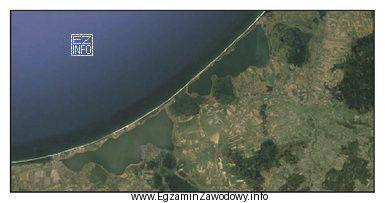 Wybrzeże przedstawione na zdjęciu satelitarnym powstało w 