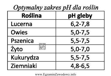 Która roślina jest najbardziej tolerancyjna na niskie pH 