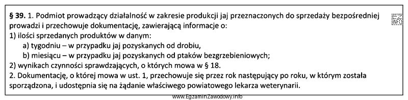 Na podstawie zamieszczonego fragmentu rozporządzenia określ, z jakiego 