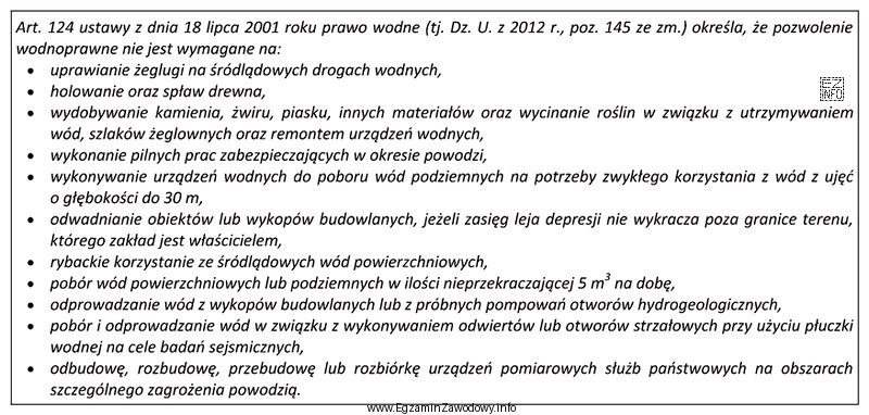 Wskaż na podstawie zamieszczonego aktu prawnego działania wymagające 