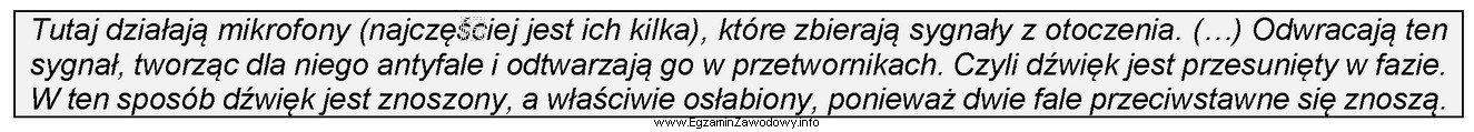 Która metoda ograniczenia hałasu w środowisku jest opisana 