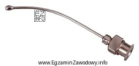 Igła przedstawiona na ilustracji służy do