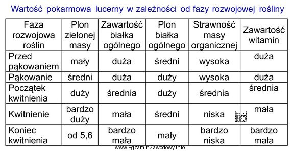 Na podstawie informacji zawartych w tabeli określ, w któ