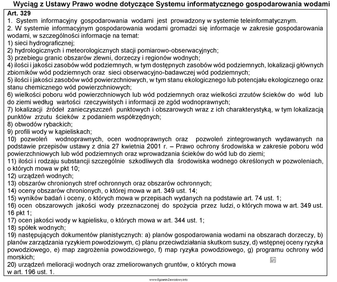 Na podstawie danych zawartych w tabeli w systemie informatycznym gospodarowania 