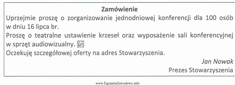 Którą komórkę organizacyjną hotelu należy poinformować o 