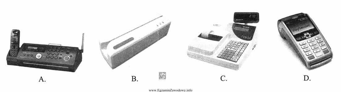 Które urządzenie służy do rejestrowania sprzedaż