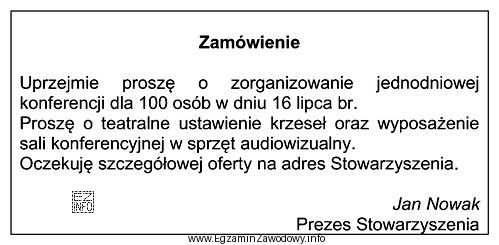 Którą komórkę organizacyjną hotelu należy poinformować o 