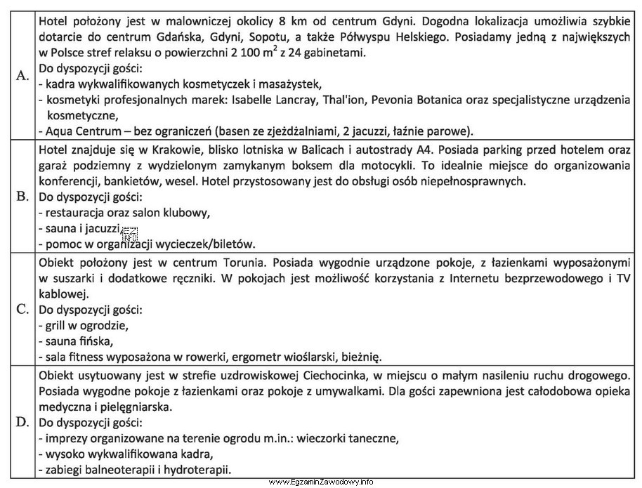 Intensywnie pracująca kobieta chciałaby spędzić kilkudniowy wypoczynek 