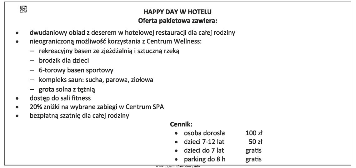 Który z wymienionych rodzajów gości hotelowych jest 