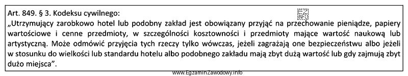 Na podstawie zamieszczonego fragmentu Kodeksu cywilnego, określ na któ
