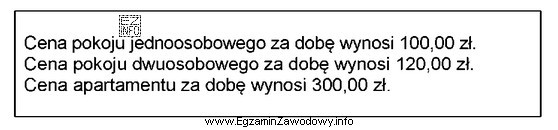 Panu Krzysztofowi Zielińskiemu skradziono z zajmowanego dwuosobowego pokoju, nowy 