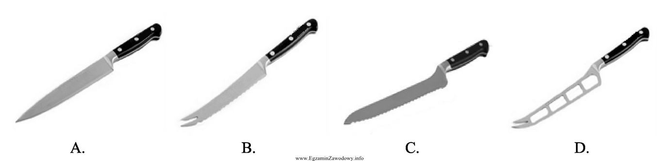Które zdjęcie przedstawia nóż do krojenia wę