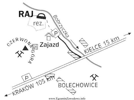 Turyście jadącemu trasą Kielce-Kraków należy zaproponować 