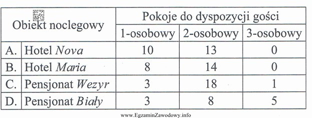 Który obiekt hotelarski będzie spełniał potrzeby noclegowe 37