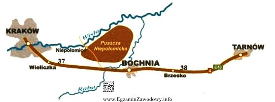 Oblicz odległość, którą pokona turysta, jadąc z 