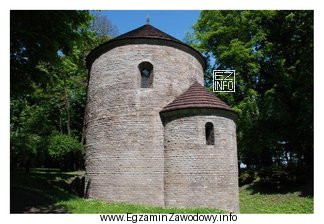 Przedstawiona na rysunku Rotunda św. Mikołaja w Cieszynie 