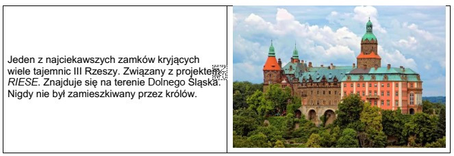 Opisany oraz przedstawiony na rysunku zamek znajduje się