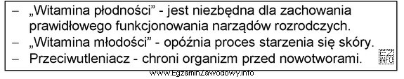 Która witamina spełnia w organizmie funkcje wymienione w 