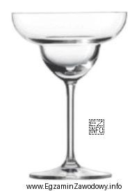 Kieliszek przedstawiony na rysunku ma zastosowanie do serwowania drinków 