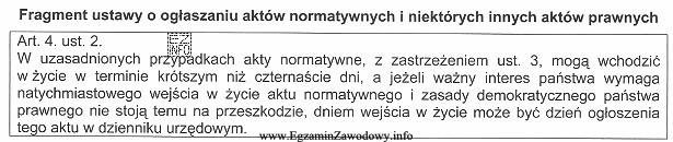 Z zamieszczonego przepisu wynika, że