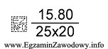 Liczba 80 w umieszczonym na projekcie rabaty oznaczeniu cyfrowym, przedstawionym poniż