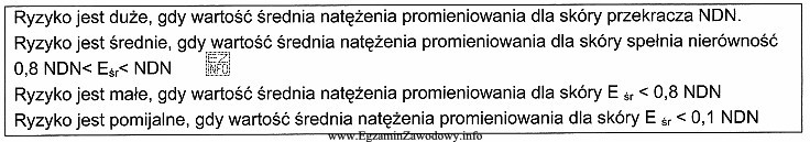 Na postawie danych z ramki oceń ryzyko zawodowe hutnika szkł