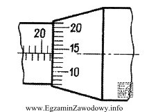 Wynik pomiaru wskazywany na mikrometrze wynosi