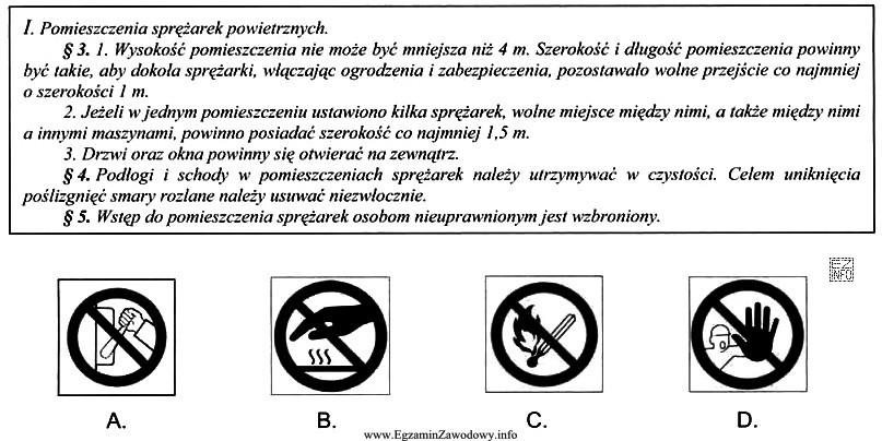 Który znak, zgodnie z zamieszczonym fragmentem przepisów, należ