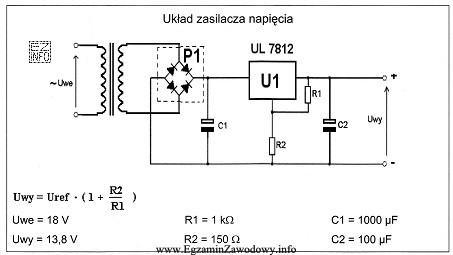 W układzie przedstawionym na rysunku wymieniono rezystor R2 na 