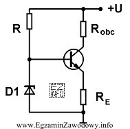 Układ elektroniczny, którego schemat przedstawiono na rysunku, peł