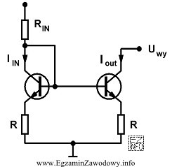 Jaką funkcję pełni rezystor R<sub>IN</sub> w 