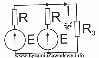 Dwa identyczne źródła o rezystancji wewnętrznej R = 10 