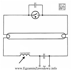 Jaką rolę pełni element elektryczny wskazany strzałką w 