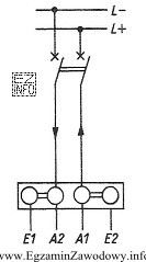Jaką rolę pełni uzwojenie oznaczone symbolami E1 i E2 