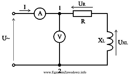 W układzie przedstawionym na rysunku Ur = 30 V, Uxl = 40 V. 