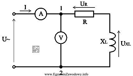 W układzie przedstawionym na rysunku Ur = 30 V, Uxl = 40 V. 